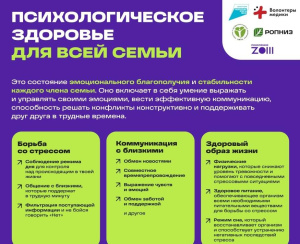 Полезная информация по формированию здорового образа жизни у семей с детьми