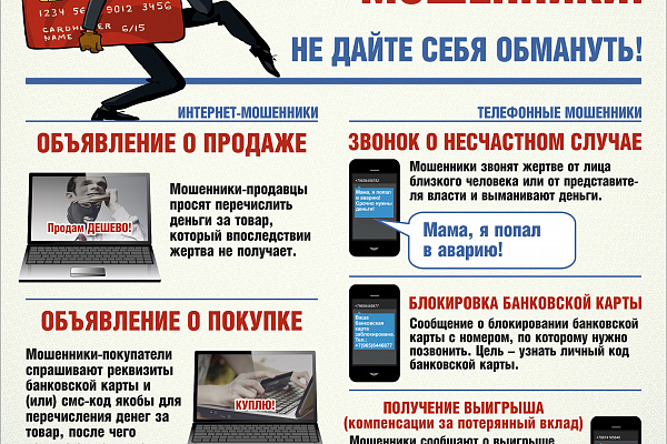 Информация по профилактике мошенничества 