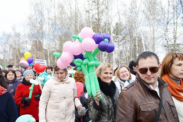 Коллектив БУ «Урайская городская клиническая больница» встретил Первомай